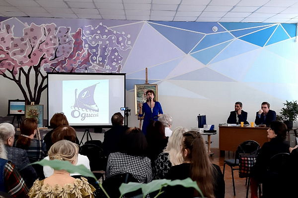 В преддверии Всемирного дня поэзии в библиотеке им. А. П. Чехова  состоялась встреча с творческой группой «ОДИССЕЙ»
