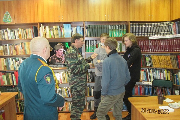В библиотеке им. Л. Н. Сейфуллиной состоялась встреча с ветеранами военной службы