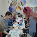 Мастер-класс по созданию штампа для набойки от проекта «Нить» на Библионочи «Сибирь мистическая» в ГЦИНК. Фото: Сайзана Салчак