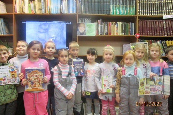 Библиотека им. Л. Н. Сейфуллиной провела экскурсию для ребят из детского сада