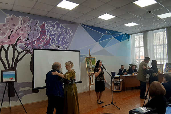 В преддверии Всемирного дня поэзии в библиотеке им. А. П. Чехова  состоялась встреча с творческой группой «ОДИССЕЙ»