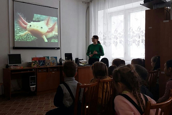 В библиотеке им. В. Ю. Драгунского детям рассказали об обитателях морских глубин 